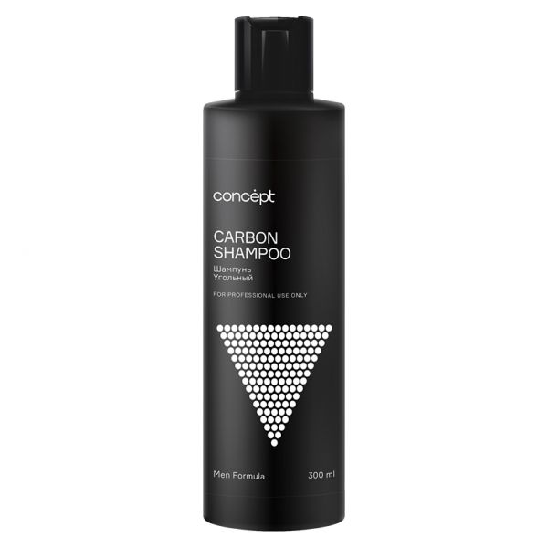 Shampoo charcoal for hair Universal Concept 300 ml